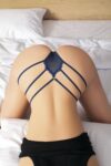 Aria’s Closet Lacivert Yanları İp Detaylı Fantezi Tanga String