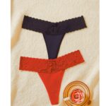 Kadın 2’li Dantelli Seksi Tanga BC0053