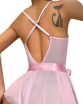 Aria’s Closet Pembe Dantel İşlemeli Kurdelalı Fantezi Tül Babydoll