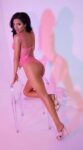 Aria’s Closet Pembe Dekolteli Dantelli Fantezi Babydoll