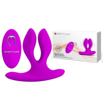 12 Fonksiyonlu Çift Uçlu Uzaktan Kumandalı Titreşimli Vibratör - Magic Finger