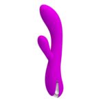 12 Fonksiyonlu Isıtmalı USB Şarjlı Çift Uçlu Rabbit Vibratör – Wilbur