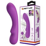 12 Fonksiyonlu USB Şarjlı Yumuşak Silikon Vibratör – Elsa (Mor)