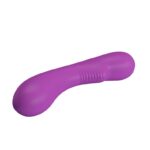 12 Fonksiyonlu USB Şarjlı Yumuşak Silikon Vibratör – Elsa (Mor)