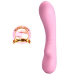 12 Fonksiyonlu USB Şarjlı Yumuşak Silikon Vibratör – Matt (Pembe)