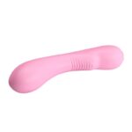 12 Fonksiyonlu USB Şarjlı Yumuşak Silikon Vibratör – Matt (Pembe)