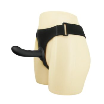 168 cm ici dolu siyah belden baglamali strap on dildo 02
