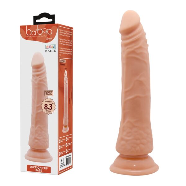 21 cm kikirdak yapili realistik titresimli dildo penis 01