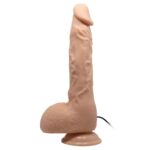 24 cm Titreşimli Realistik Belden Bağlamalı Vantuzlu Dildo Penis – Jason
