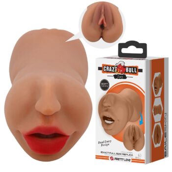 3 Boyutlu Suni Oral & Vajinal Mastürbatör - Zoey