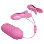 Romantic Wave – USB’den Şarjlı Titreşim & Elektro Şok Mandallı Göğüs Uyarıcı