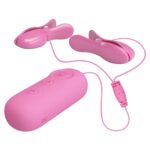 Romantic Wave – USB’den Şarjlı Titreşim & Elektro Şok Mandallı Göğüs Uyarıcı
