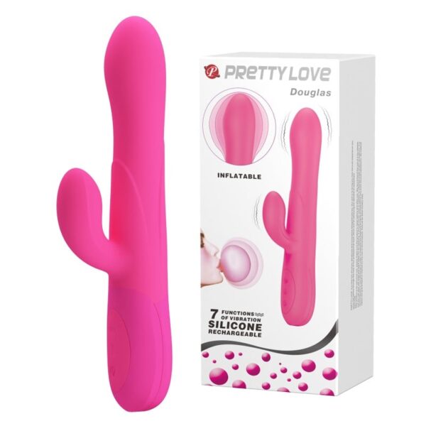 sisirilebilir 7 fonksiyonlu titresimli silikon vibrator douglas 01
