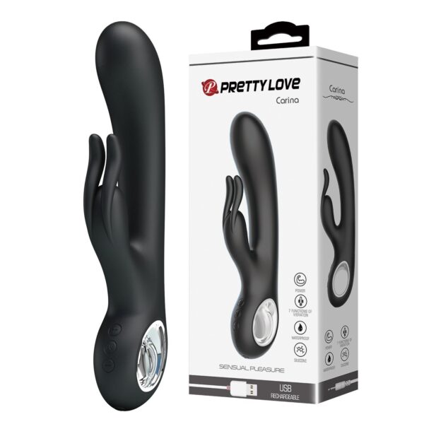usb sarjli 7 titresim modlu ve isitma fonksiyonlu rabbit vibrator carina 01
