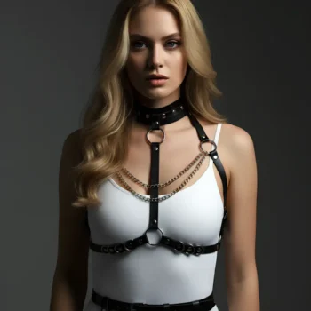gfantazi ic giyim zincirli erotik harness takim apft1081 harness takm angels passion 132504 41 B